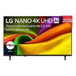 LG TV LED 43" - LG 43NU850B6LA, UHD 4K, Procesador Inteligente α7 AI Processor 4K Gen9, Smart TV, DVB-T2 (H.265), Negro