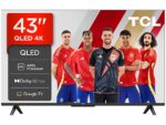 TCL TV QLED 43" - TCL 43T69C, UHD 4K, Procesador AiPQ, Smart TV, DVB-T2, Negro