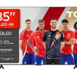 TV QLED 85" - TCL 85T69C, UHD 4K, Procesador AiPQ, Smart TV, DVB-T2, Negro