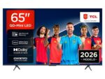TV QD-Mini LED 65" - TCL 65P8L, UHD 4K, TCL AiPQ Pro Processor, Smart TV, DVB-T2, Negro