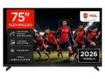 TCL TV QD-Mini LED 75" - TCL 75X11L, UHD 4K, SQD-Mini, Smart TV con Google TV, Diseño ultradelgado, Negro