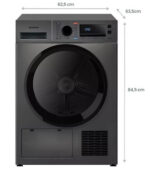 Secadora Bomba de Calor - INFINITON SD-BC1DDX, 10 kg, 16 programas, Dark Inox - Imagen 3