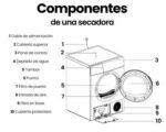 Secadora Bomba de Calor - INFINITON SD-BC1DDX, 10 kg, 16 programas, Dark Inox - Imagen 4
