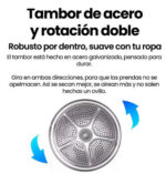 Secadora Bomba de Calor - INFINITON SD-BC1DDX, 10 kg, 16 programas, Dark Inox - Imagen 7