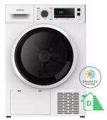 Secadora Bomba de Calor - INFINITON SD-BC9DWP, 9 kg, 16 programas, Blanco
