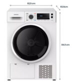 Secadora Bomba de Calor - INFINITON SD-BC9DWP, 9 kg, 16 programas, Blanco - Imagen 2