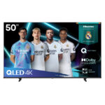 HISENSE TV QLED 50" - HISENSE 50E7Q, UHD 4K, Quad Core/MT9603, Smart TV, DVB-T2 (H.265), Negro