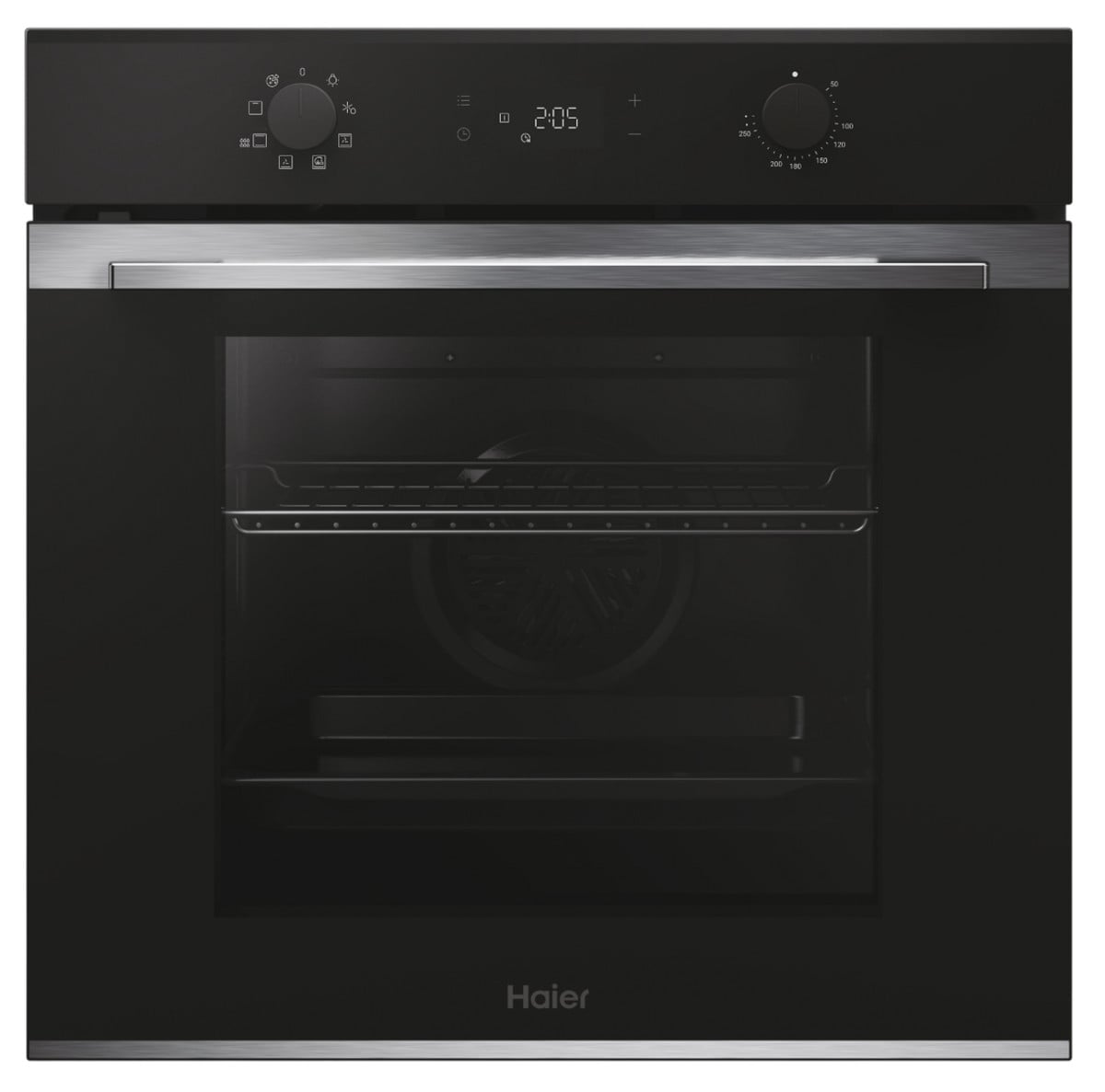 162670702_1 HAIER Horno convencional - HAIER H6 ID2P5B3YTB, Integrable, Hidrolítica, 78 l, 59,5 cm, Negro - Imagen 1