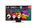 LG TV QNED Mini LED 43" - LG 43QNED86B6B, UHD 4K, Procesador Inteligente α7 AI Processor 4K Gen9, Smart TV, DVB-T2 (H.265), Negro