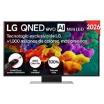 LG TV QNED Mini LED 43" - LG 43QNED86B6B, UHD 4K, Procesador Inteligente α7 AI Processor 4K Gen9, Smart TV, DVB-T2 (H.265), Negro