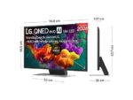 LG TV QNED Mini LED 43" - LG 43QNED86B6B, UHD 4K, Procesador Inteligente α7 AI Processor 4K Gen9, Smart TV, DVB-T2 (H.265), Negro - Imagen 4