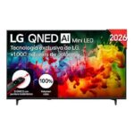 LG TV QNED Mini LED 55" - LG 55QNED72B6B, UHD 4K, Procesador Inteligente α7 AI Processor 4K Gen9, Smart TV, DVB-T2 (H.265), Negro