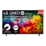 LG TV QNED Mini LED 43" - LG 43QNED72B6B, UHD 4K, Procesador Inteligente α7 AI Processor 4K Gen9, Smart TV, DVB-T2 (H.265), Negro