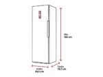 LG REACONDICIONADO Seminuevo Bueno Congelador vertical - LG GFM61MCCSF, 324 l, 186 cm, No Frost, LinearCooling™, Negro - Imagen 2