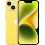 REACONDICIONADO Excelente Apple iPhone 14, Amarillo, 128 GB, 5G, 6.1" OLED Super Retina XDR, Chip A15 Bionic, iOS