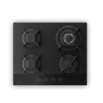 KLARSTEIN Placa de gas - KLARSTEIN Velaire, 4 zonas, 60 cm, Negro