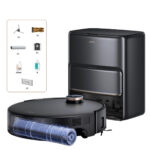 MOVA Robot aspirador - MOVA TECH Z60 Ultra Roller Complete, 700 W, Potencia de succión 28000 kPa, Depósito 0,24 l, Autonomía 1 min, Negro