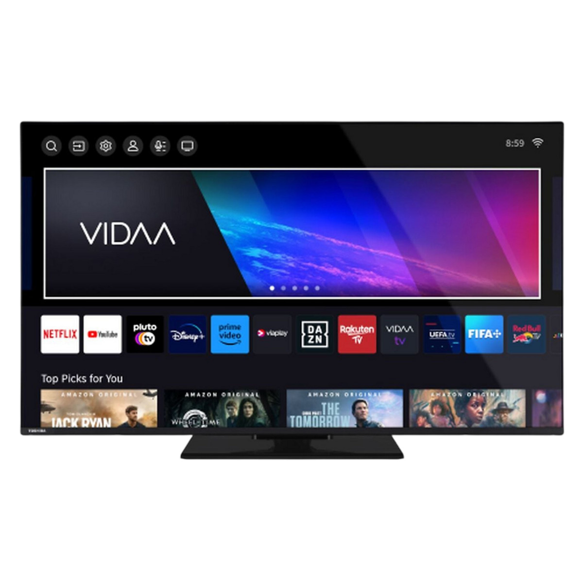 165108567_1 TV DLED 50" - TOSHIBA 50UV3463DG, UHD 4K, 1, Smart TV, DVB-T2 (H.265), Negro - Imagen 1