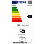 TV DLED 50" - TOSHIBA 50UV3463DG, UHD 4K, 1, Smart TV, DVB-T2 (H.265), Negro - Imagen 2