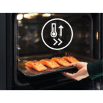 Horno compacto - ELECTROLUX 944 005 103, Integrable, Esmalte fácil de limpiar, 43 l, 59,5 cm, Negro - Imagen 3