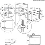 Horno compacto - ELECTROLUX 944 005 103, Integrable, Esmalte fácil de limpiar, 43 l, 59,5 cm, Negro - Imagen 6