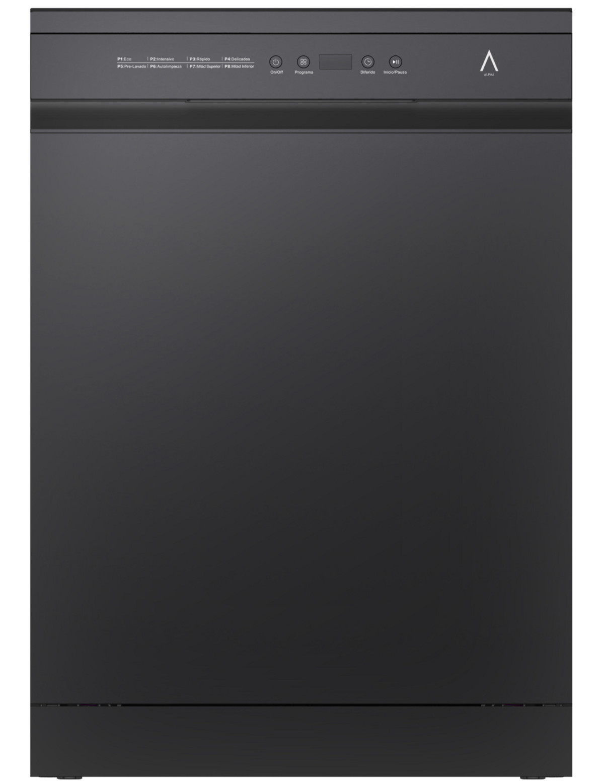 166084935_1 ALPHA Lavavajillas libre instalación 60 cm - ALPHA Poseidon Elite, 60 cm, Negro - Imagen 1