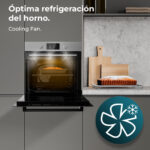 Horno pirolítico - CECOTEC Bolero Hexa P526000 Line A, Libre instalación, 73 l, 59,5 cm, 300 - Imagen 7