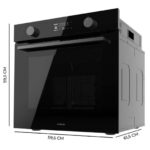 Horno pirolítico - CECOTEC Bolero Hexa P526000, Libre instalación, 73 l, 59,5 cm, 300 - Imagen 2