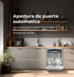 EVVO Lavavajillas libre instalación 60 cm - EVVO D5Y, 8 programas, 60 cm, Blanco - Imagen 6
