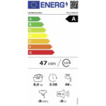 LG Lavadora carga frontal - LG F4A10S8NWK.ABWQCES, 8 kg, Blanco - Imagen 2