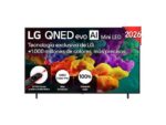 LG TV QNED Mini LED 75" - LG 75QNED85B6B, UHD 4K, Procesador Inteligente α8 AI Processor 4K Gen3, Smart TV, DVB-T2 (H.265), Negro