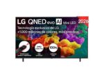 TV QNED Mini LED 65" - LG 65QNED85B6B, UHD 4K, Procesador Inteligente α8 AI Processor 4K Gen3, Smart TV, DVB-T2 (H.265), Negro