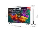 TV QNED Mini LED 65" - LG 65QNED85B6B, UHD 4K, Procesador Inteligente α8 AI Processor 4K Gen3, Smart TV, DVB-T2 (H.265), Negro - Imagen 4