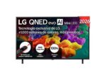 LG TV QNED Mini LED 50" - LG 50QNED85B6B, UHD 4K, Procesador Inteligente α8 AI Processor 4K Gen3, Smart TV, DVB-T2 (H.265), Negro