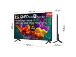 LG TV QNED Mini LED 50" - LG 50QNED85B6B, UHD 4K, Procesador Inteligente α8 AI Processor 4K Gen3, Smart TV, DVB-T2 (H.265), Negro - Imagen 4