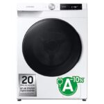 REACONDICIONADO Seminuevo Bueno Lavadora secadora - Samsung WD11DG6B85BEU3, 11kg, 6kg, 1400 rpm, Autodosificación, AI Wash, Air Wash, Bl