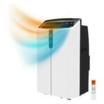 Aire acondicionado portátil - Cecotec ForceClima 12600 Nux Heating, 12000 BTU, Bomba de calor, 5 modos, 28-30 m², Deshumidificación 28 L
