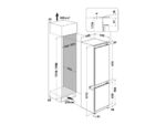 Frigorífico combi integrable - Whirlpool WHC18D031A1, Less Frost, 177 cm, 268 l, Fresh Box+, Tecnología 6th sense, Blanco - Imagen 2
