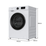 VOK Lavadora carga frontal - VOK EVW-8BAWL2412, 8 kg, 1200 rpm, 14 programas, Blanco - Imagen 3