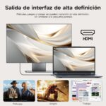 VANWIN Convertible 2 en 1 - VANWIN UCCUL15601, 15,6 " HD, AMD Ryzen™ 5 7430U (Frecuencia máxima 4,3 GHz), 16 GB RAM, 512 GB, Radeon™ RX Vega 7, Window - Imagen 7