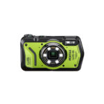 PENTAX Cámara digital - PENTAX Compact Waterproof WG-8 Verde, 20 megapixel, Black