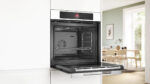 BOSCH Horno eléctrico - BOSCH Series 8 HBG7341W1, Integrable, Hidrolítica, 71 l, 594 mm, Blanco - Imagen 4