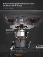 HIBREW Cafetera automática - HIBREW H16, negro - Imagen 4