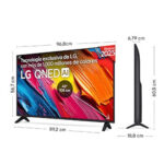 LG TV LED 43" - LG 43QNED70A6A, UHD 4K, Α7 Gen8 4K AI, Smart TV, DVB-T2 (H.265), Negro - Imagen 2