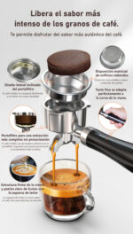 HIBREW Cafetera express - HIBREW H10A, 19 bar, 1350 W, 350 ml, Astilla - Imagen 4