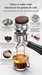 HIBREW Cafetera express - HIBREW H10A, 19 bar, 1350 W, 350 ml, Astilla - Imagen 4