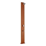 GRE Ducha solar de piscina - GRE Cuadrada 32L Look Madera - Imagen 7