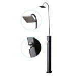 GRE Ducha solar de piscina - GRE 18L En 2 Piezas