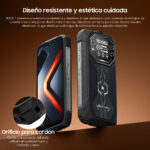 BLACKVIEW ROCK 1, Negro, Móvil Android, 2 TB, 8 GB RAM, 6,56 " BOE 90Hz, MediaTek Helio G81 (Octa Core), 15000 mAh - Imagen 5