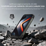 BLACKVIEW ROCK 1, Negro, Móvil Android, 2 TB, 8 GB RAM, 6,56 " BOE 90Hz, MediaTek Helio G81 (Octa Core), 15000 mAh - Imagen 6
